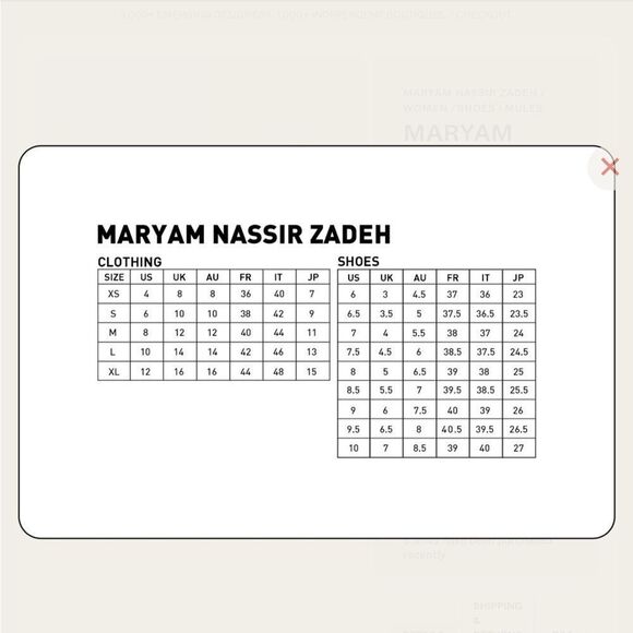 Maryam Nassir Zadeh White Mules Sleek Minimalist Design - Picture 12 of 12